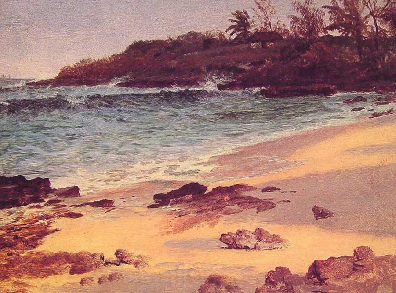 Albert Bierstadt Bahama Cove France oil painting art